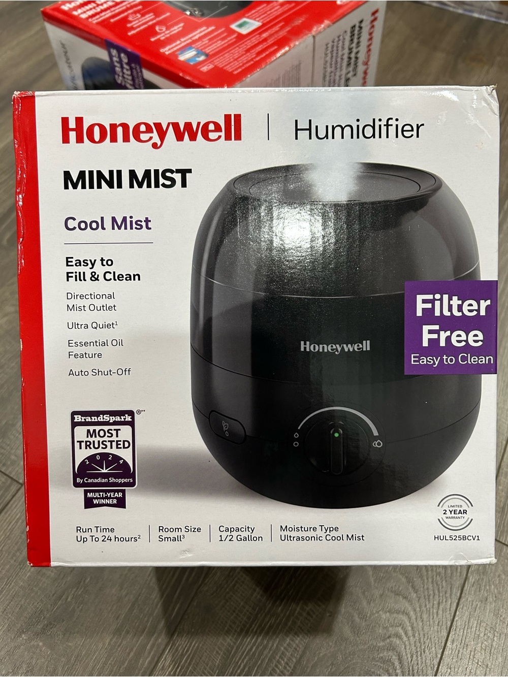 Honeywell Mini Mist Cool Mist Humidifier - Black